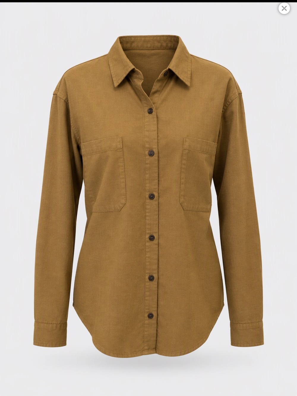 Orvis Women's Camel Button-Down Utility Shirt